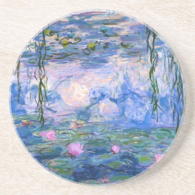 Claude Monet Water Lillies 1919 Coaster (Front)