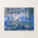 Claude Monet Water Lillies 1919 Jigsaw Puzzle<br><div class="desc">Title: Water Lilies
 Artist: Claude Monet
 Year: 1919</div>