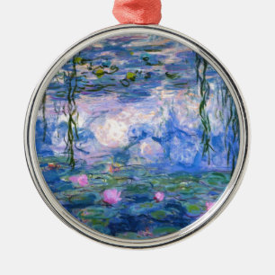 Claude Monet Water Lillies 1919 Metal Tree Decoration