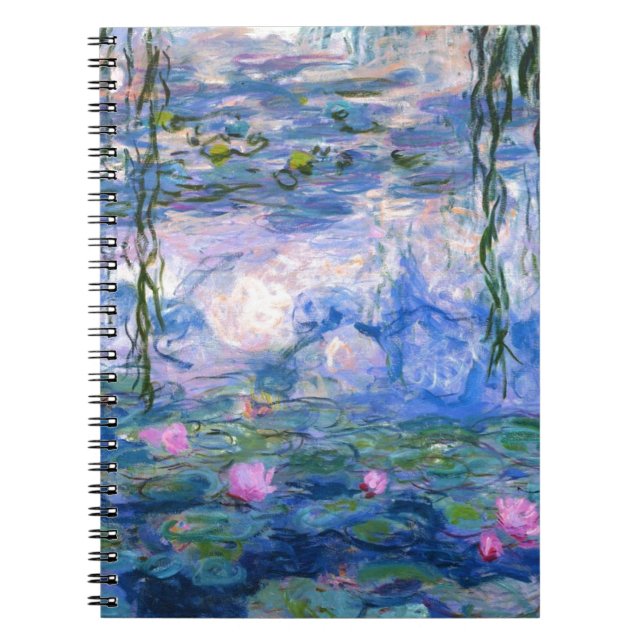 Claude Monet Water Lillies 1919 Notebook (Front)