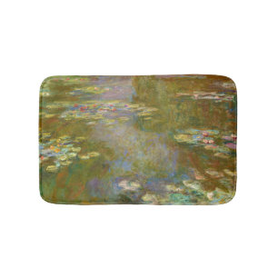 Claude Monet - Water Lily Pond 1917 Bath Mat