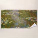 Claude Monet - Water Lily Pond 1917 Beach Towel<br><div class="desc">Water Lily Pond (Nympheas) - Claude Monet,  Oil on Canvas,  1917-1919</div>