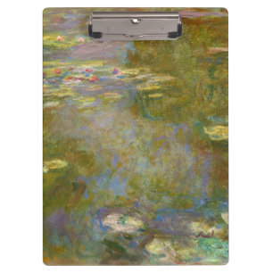 Claude Monet - Water Lily Pond 1917 Clipboard