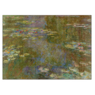 Claude Monet - Water Lily Pond 1917 Cutting Board