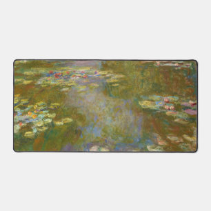 Claude Monet - Water Lily Pond 1917 Desk Mat