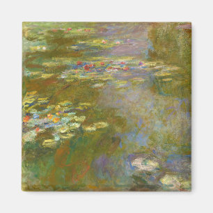 Claude Monet - Water Lily Pond 1917 Magnet