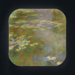 Claude Monet - Water Lily Pond 1917 Paper Plate<br><div class="desc">Water Lily Pond (Nympheas) - Claude Monet,  Oil on Canvas,  1917-1919</div>