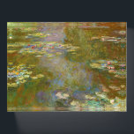 Claude Monet - Water Lily Pond 1917 Paperweight<br><div class="desc">Water Lily Pond (Nympheas) - Claude Monet,  Oil on Canvas,  1917-1919</div>
