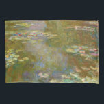 Claude Monet - Water Lily Pond 1917 Pillowcase<br><div class="desc">Water Lily Pond (Nympheas) - Claude Monet,  Oil on Canvas,  1917-1919</div>