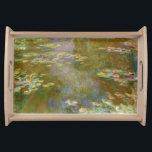 Claude Monet - Water Lily Pond 1917 Serving Tray<br><div class="desc">Water Lily Pond (Nympheas) - Claude Monet,  Oil on Canvas,  1917-1919</div>