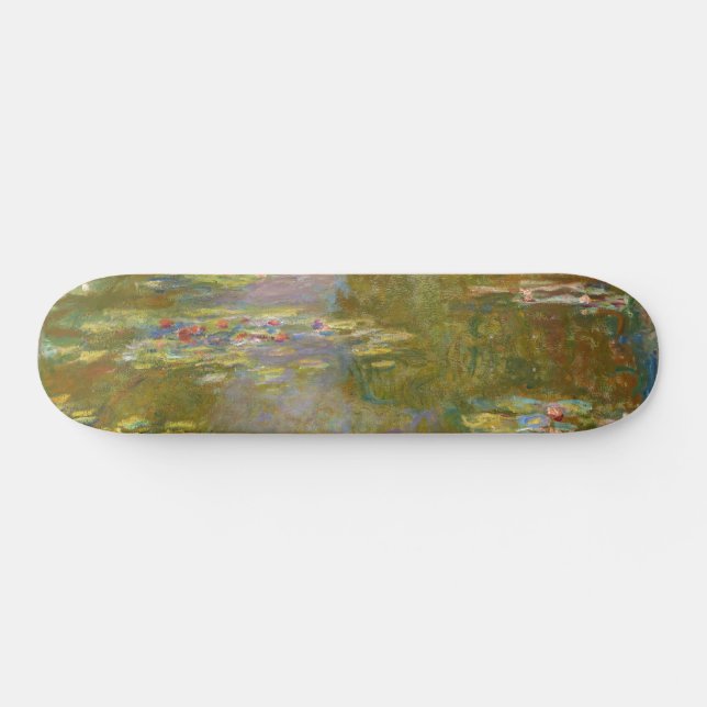 Claude Monet - Water Lily Pond 1917 Skateboard (Horz)