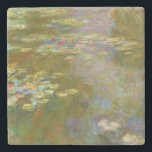 Claude Monet - Water Lily Pond 1917 Stone Coaster<br><div class="desc">Water Lily Pond (Nympheas) - Claude Monet,  Oil on Canvas,  1917-1919</div>