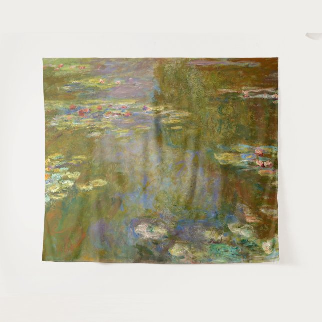 Claude Monet - Water Lily Pond 1917 Tapestry (Front (Horizontal))