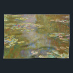 Claude Monet - Water Lily Pond 1917 Tea Towel<br><div class="desc">Water Lily Pond (Nympheas) - Claude Monet,  Oil on Canvas,  1917-1919</div>