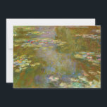 Claude Monet - Water Lily Pond 1917 Thank You Card<br><div class="desc">Water Lily Pond (Nympheas) - Claude Monet,  Oil on Canvas,  1917-1919</div>