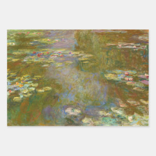 Claude Monet - Water Lily Pond 1917 Wrapping Paper Sheet