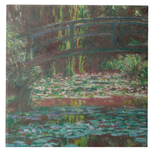 Claude Monet - Water Lily Pond Ceramic Tile