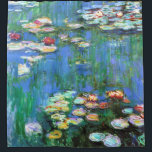 Claude Monet Water Lily Pond Fine Art Shower Curtain<br><div class="desc">Water Lilies, c. 1916, is one of a series of over two hundred water lily flower paintings by French Impressionism artist Claude Monet painting them at his garden pond beginning in the early 1900's. At that time, he constructed his flower garden with the intent to use it as inspiration to...</div>