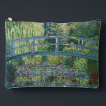 Claude Monet - Water Lily pond, Green Harmony Accessory Pouch<br><div class="desc">Water Lily pond,  Green Harmony / Le Bassin aux Nympheas,  Harmonie Verte by Claude Monet in 1899</div>