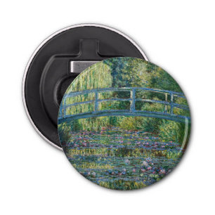 Claude Monet - Water Lily pond, Green Harmony Bottle Opener