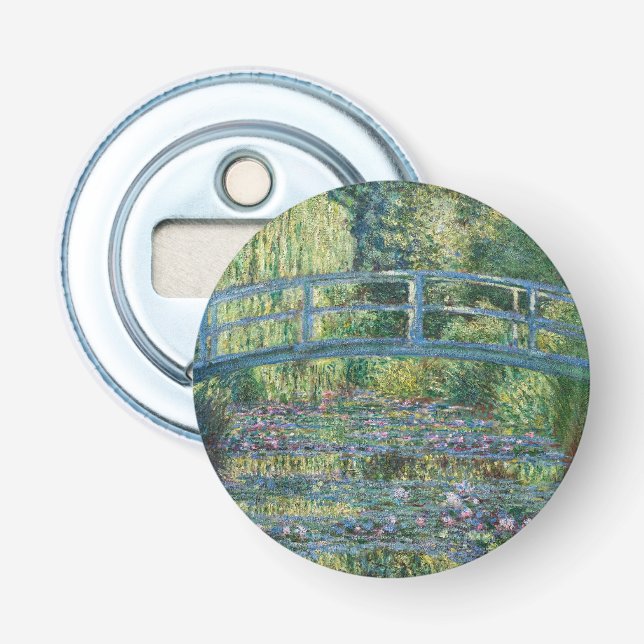 Claude Monet - Water Lily pond, Green Harmony Bottle Opener (Front)