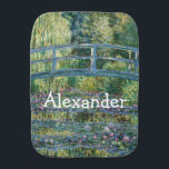 Claude Monet - Water Lily pond, Green Harmony Burp Cloth<br><div class="desc">Water Lily pond,  Green Harmony / Le Bassin aux Nympheas,  Harmonie Verte by Claude Monet in 1899</div>