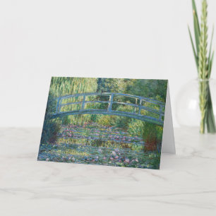 Claude Monet - Water Lily pond, Green Harmony Card