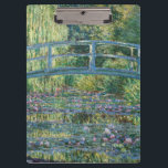 Claude Monet - Water Lily pond, Green Harmony Clipboard<br><div class="desc">Water Lily pond,  Green Harmony / Le Bassin aux Nympheas,  Harmonie Verte by Claude Monet in 1899</div>