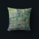 Claude Monet - Water Lily pond, Green Harmony Cushion<br><div class="desc">Water Lily pond,  Green Harmony / Le Bassin aux Nympheas,  Harmonie Verte by Claude Monet in 1899</div>