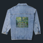 Claude Monet - Water Lily pond, Green Harmony Denim Jacket<br><div class="desc">Water Lily pond,  Green Harmony / Le Bassin aux Nympheas,  Harmonie Verte by Claude Monet in 1899</div>