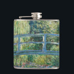 Claude Monet - Water Lily pond, Green Harmony Hip Flask<br><div class="desc">Water Lily pond,  Green Harmony / Le Bassin aux Nympheas,  Harmonie Verte by Claude Monet in 1899</div>