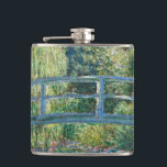 Claude Monet - Water Lily pond, Green Harmony Hip Flask<br><div class="desc">Water Lily pond,  Green Harmony / Le Bassin aux Nympheas,  Harmonie Verte by Claude Monet in 1899</div>