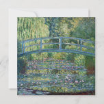 Claude Monet - Water Lily pond, Green Harmony Invitation<br><div class="desc">Water Lily pond,  Green Harmony / Le Bassin aux Nympheas,  Harmonie Verte by Claude Monet in 1899</div>