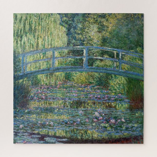 Claude Monet - Water Lily pond, Green Harmony Jigsaw Puzzle (Vertical)