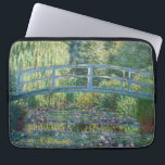 Claude Monet - Water Lily pond, Green Harmony Laptop Sleeve<br><div class="desc">Water Lily pond,  Green Harmony / Le Bassin aux Nympheas,  Harmonie Verte by Claude Monet in 1899</div>