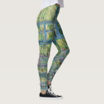 Claude Monet - Water Lily pond, Green Harmony Leggings<br><div class="desc">Water Lily pond,  Green Harmony / Le Bassin aux Nympheas,  Harmonie Verte by Claude Monet in 1899</div>