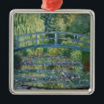 Claude Monet - Water Lily pond, Green Harmony Metal Ornament<br><div class="desc">Water Lily pond,  Green Harmony / Le Bassin aux Nympheas,  Harmonie Verte by Claude Monet in 1899</div>