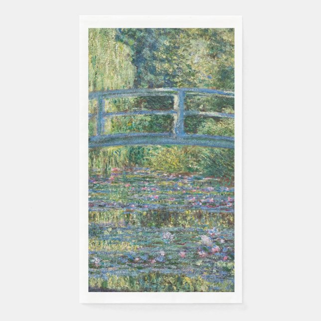 Claude Monet - Water Lily pond, Green Harmony Napkin (Front)