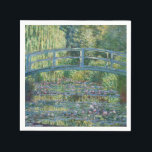 Claude Monet - Water Lily pond, Green Harmony Napkin<br><div class="desc">Water Lily pond,  Green Harmony / Le Bassin aux Nympheas,  Harmonie Verte by Claude Monet in 1899</div>