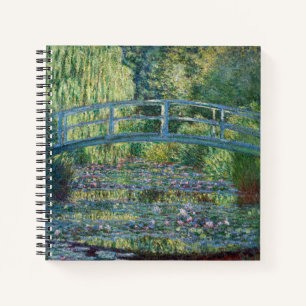 Claude Monet - Water Lily pond, Green Harmony Notebook