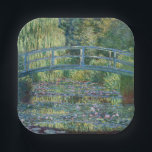 Claude Monet - Water Lily pond, Green Harmony Paper Plate<br><div class="desc">Water Lily pond,  Green Harmony / Le Bassin aux Nympheas,  Harmonie Verte by Claude Monet in 1899</div>