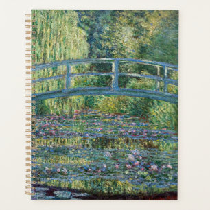 Claude Monet - Water Lily pond, Green Harmony Planner
