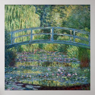 Claude Monet - Water Lily pond, Green Harmony Poster