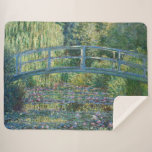 Claude Monet - Water Lily pond, Green Harmony Sherpa Blanket<br><div class="desc">Water Lily pond,  Green Harmony / Le Bassin aux Nympheas,  Harmonie Verte by Claude Monet in 1899</div>