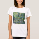 Claude Monet - Water Lily pond, Green Harmony T-Shirt<br><div class="desc">Water Lily pond,  Green Harmony / Le Bassin aux Nympheas,  Harmonie Verte by Claude Monet in 1899</div>