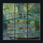 Claude Monet - Water Lily pond, Green Harmony Triptych<br><div class="desc">Water Lily pond,  Green Harmony / Le Bassin aux Nympheas,  Harmonie Verte by Claude Monet in 1899</div>