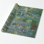 Claude Monet - Water Lily pond, Green Harmony Wrapping Paper<br><div class="desc">Water Lily pond,  Green Harmony / Le Bassin aux Nympheas,  Harmonie Verte by Claude Monet in 1899</div>