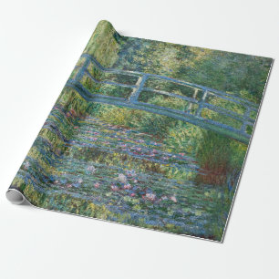 Claude Monet - Water Lily pond, Green Harmony Wrapping Paper