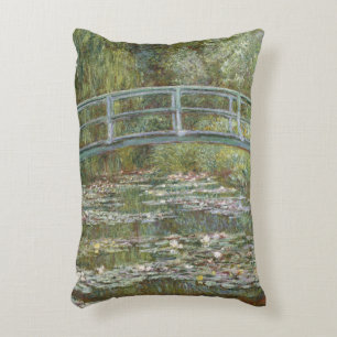 Claude Monet Water Lily Pond (Japanese Footbridge) Decorative Cushion