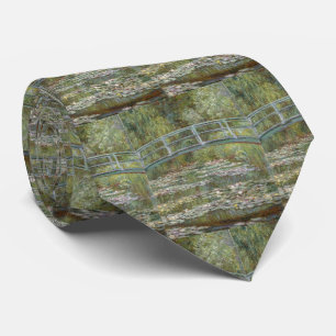 Claude Monet Water Lily Pond (Japanese Footbridge) Tie